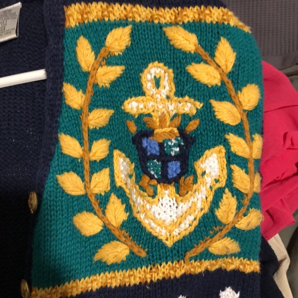 Vintage, hand knit layering top - Picture 3 of 3